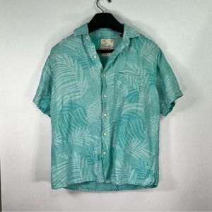 Men's Tasso Elba Linen & Silk Island Button Up Shirt. Size: S